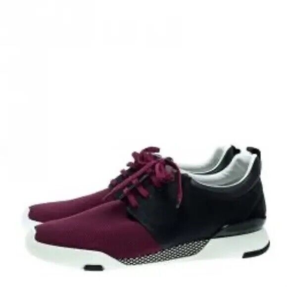 Louis Vuitton Tricolor Mesh The Damier Embossed Rubber Fastlane Sneaker Size:7.5 - Picture 1 of 4